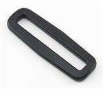 B-LP-02 2000 Black Plastic Rectangular Loop